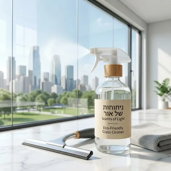 מוצר ניקיון לחלונות ללא פסים