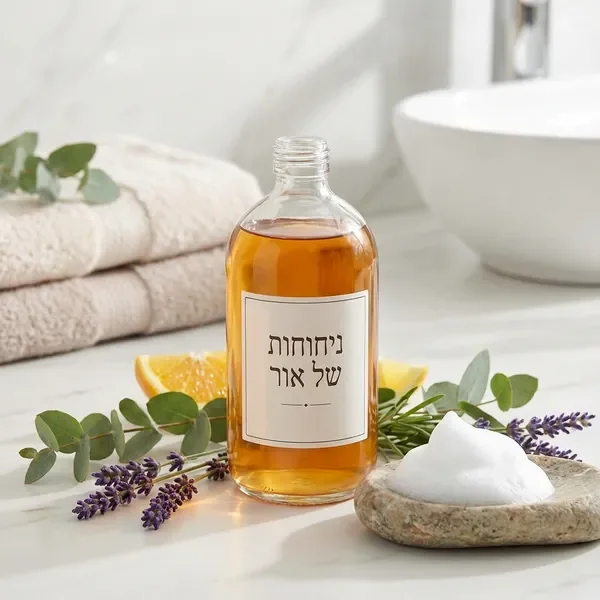 סבון גוף טבעי עם תמציות צמחים